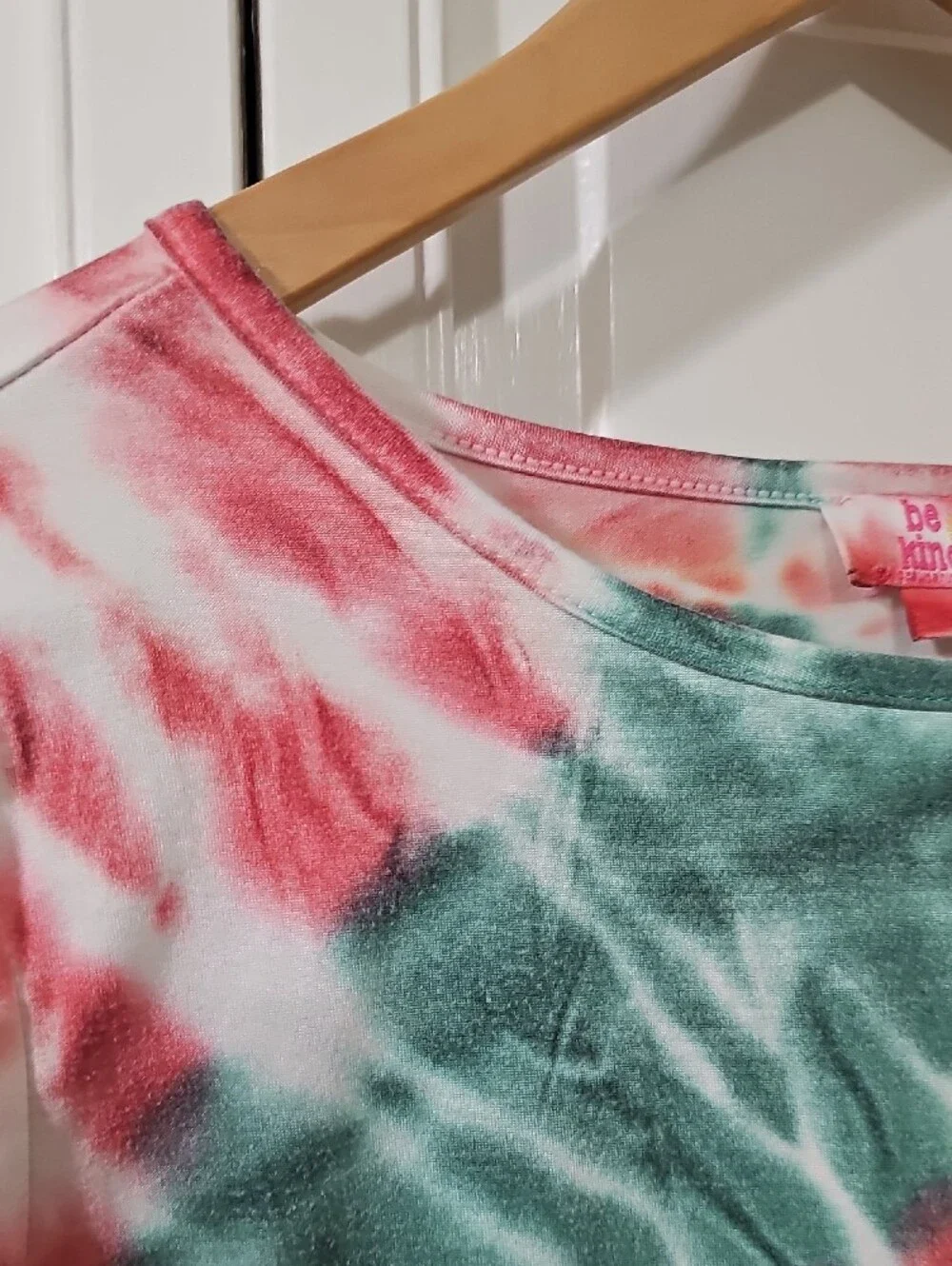 #1 Spiral Tie-Dye Long Sleeve Pajama Set - CHRISTMAS SET SUNSHINE SISTERS